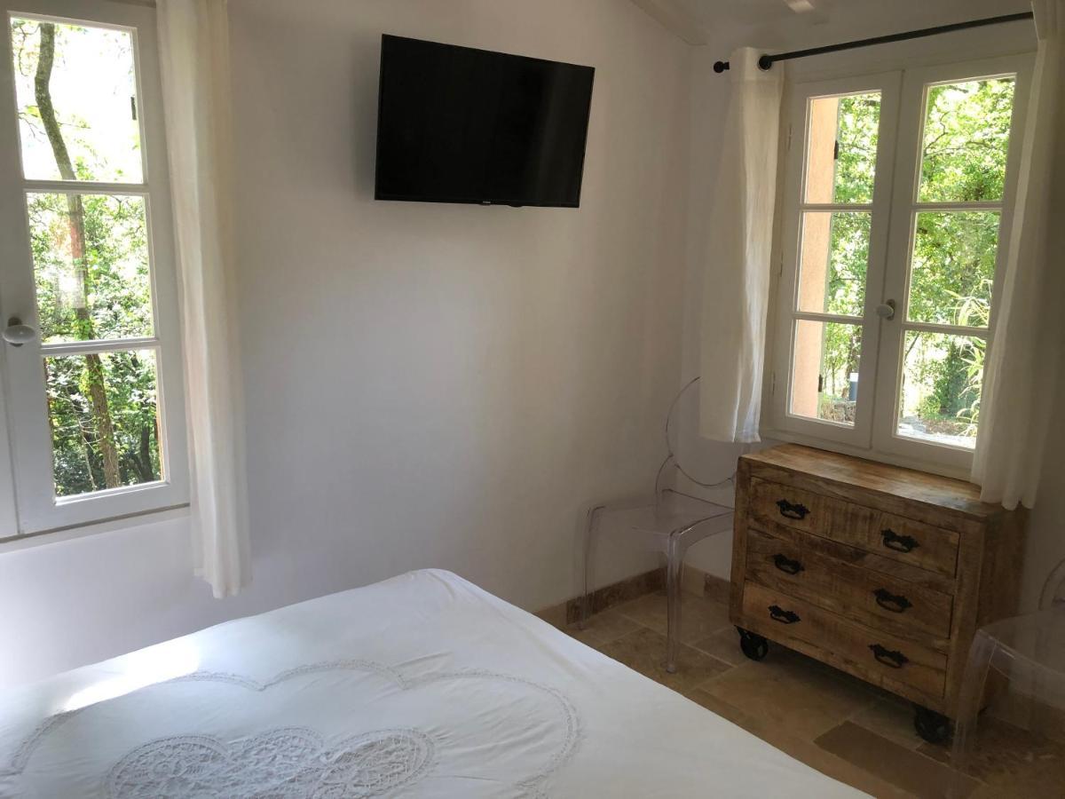Ferienwohnung Les Mazets De La Cascade Salernes Exterior foto